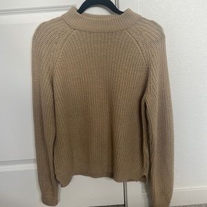 brown sweater
